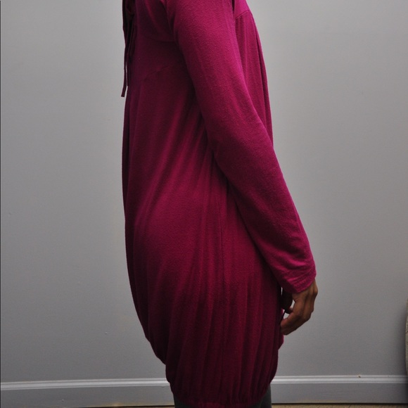 Fuchsia long sleeve balloon tunic - Picture 5 of 5